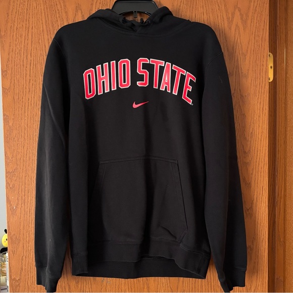 Nike Black Ohio State Buckeyes Sweatshirt Hoodie men’s medium - Picture 1 of 3